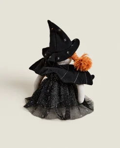 ZARA Home Kids' Halloween Witch Plush Toy