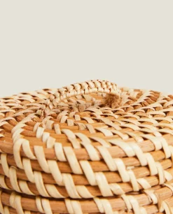 ZARA Home Kids' Rattan Hamper With Lid