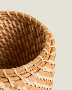 ZARA Home Kids' Rattan Hamper With Lid