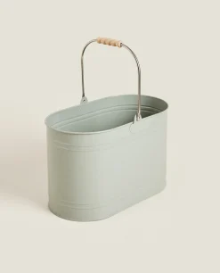 ZARA Home Lacquered Steel Bucket
