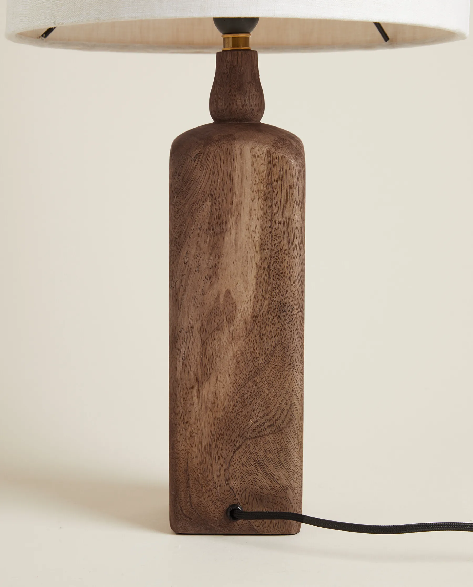 ZARA Home Lamp With Wooden Base