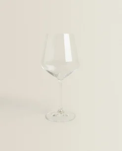 ZARA Home Large Bohemia Crystal Wine Glass