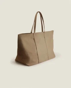 ZARA Home Large Fabric Tote Bag