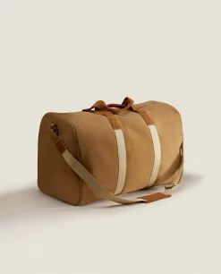 ZARA Home Leather Travel Bag