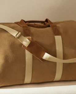 ZARA Home Leather Travel Bag