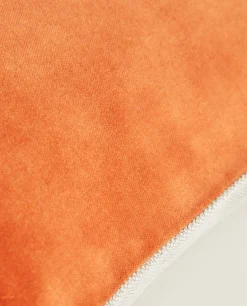 ZARA Home Linen And Velvet Throw Pillow Cover