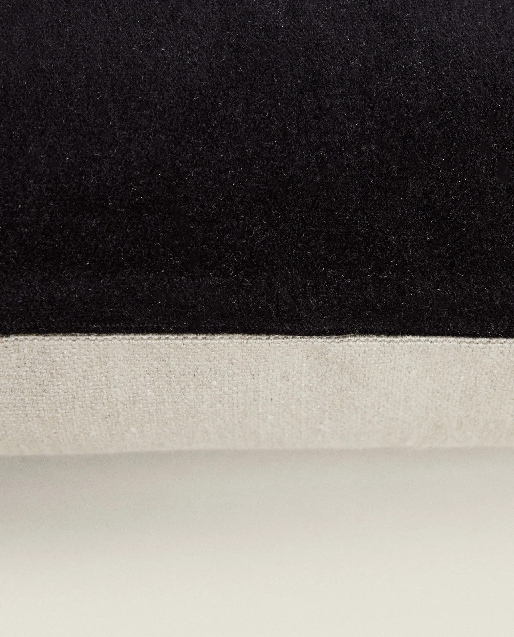 ZARA Home Linen And Velvet Throw Pillow Cover
