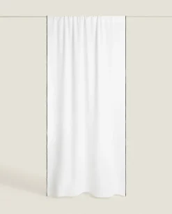 ZARA Home Linen Overlock Curtain