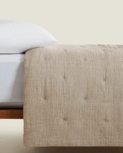 ZARA Home Linen Quilt