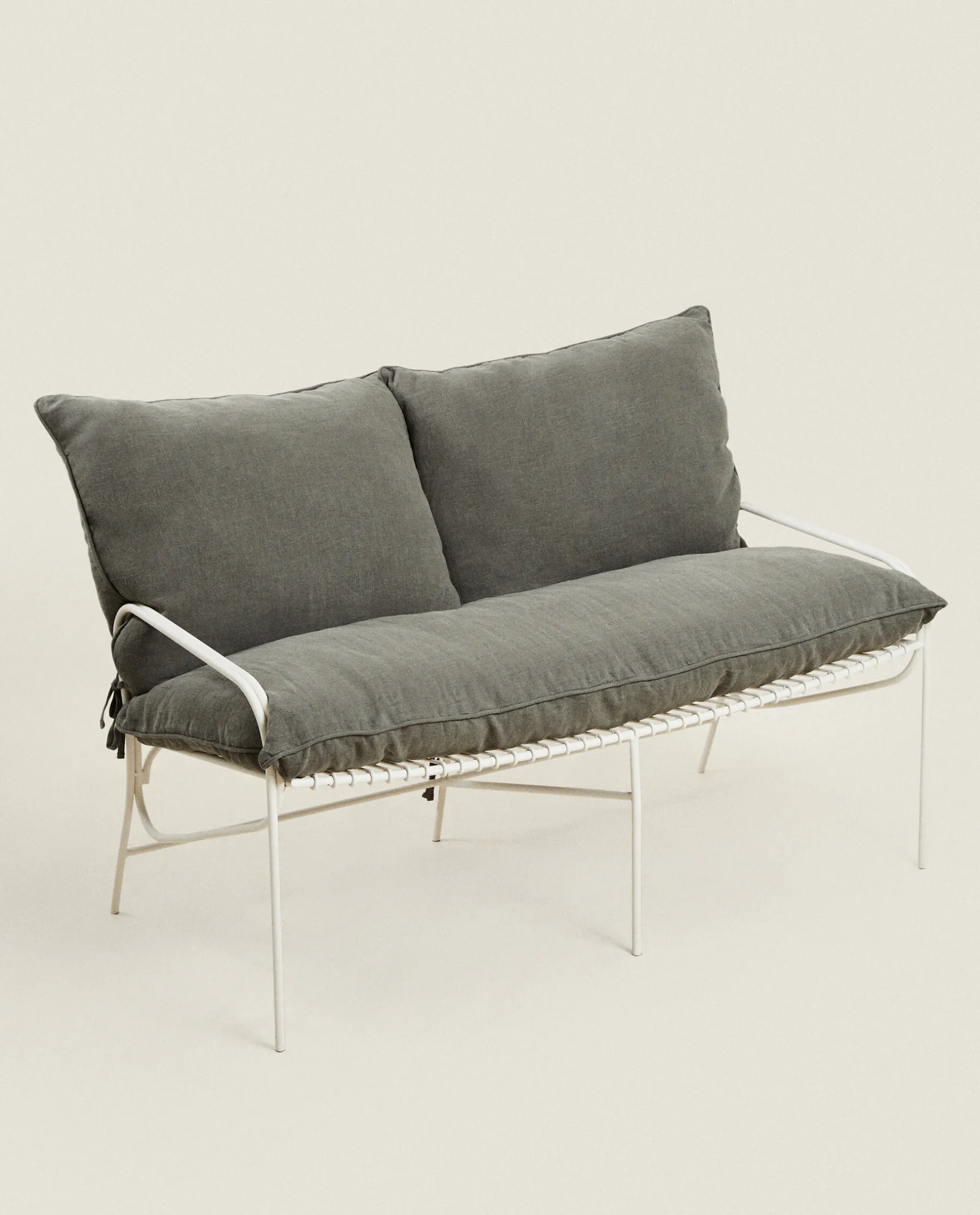 ZARA Home Linen Seat Cushion