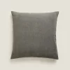 ZARA Home Linen Throw Pillow Cover