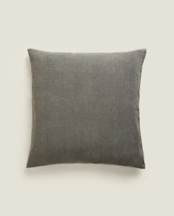 ZARA Home Linen Throw Pillow Cover