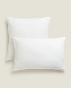 ZARA Home Linen Throw Pillow Cover