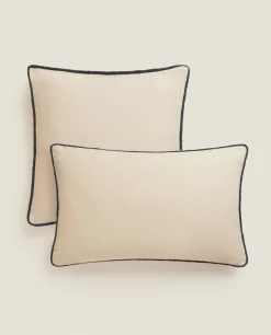 ZARA Home Linen Throw Pillow Cover