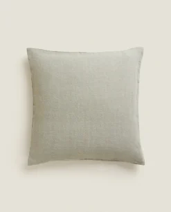 ZARA Home Linen Throw Pillow Cover