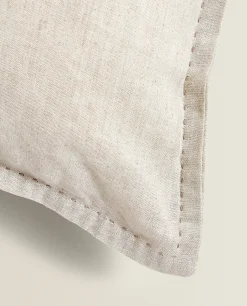 ZARA Home Linen Throw Pillow Cover