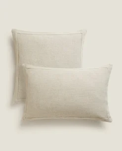 ZARA Home Linen Throw Pillow Cover