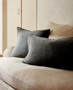 ZARA Home Linen Throw Pillow Cover