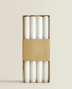 ZARA Home Long Dinner Candle (Pack Of 4)