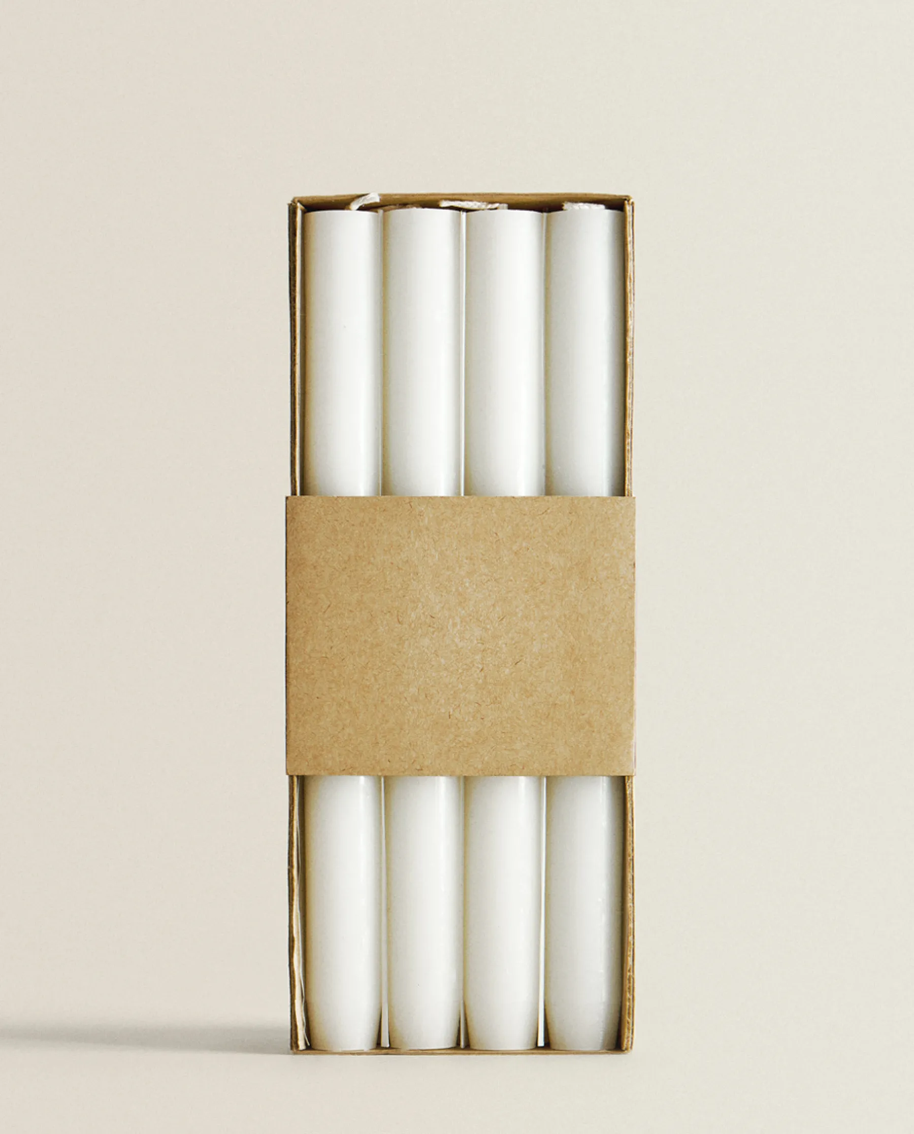 ZARA Home Long Dinner Candle (Pack Of 4)