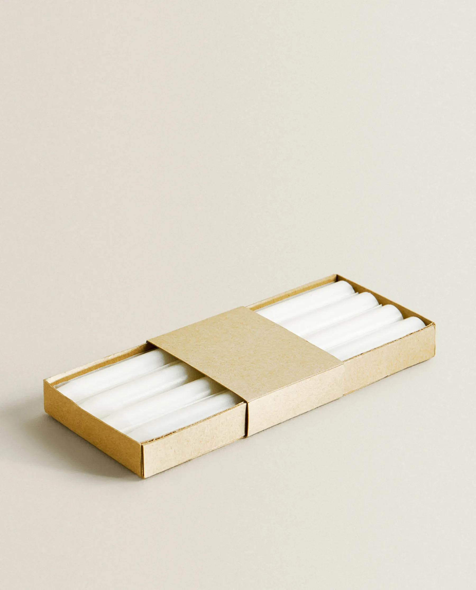 ZARA Home Long Dinner Candle (Pack Of 4)