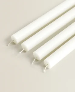ZARA Home Long Dinner Candle (Pack Of 4)