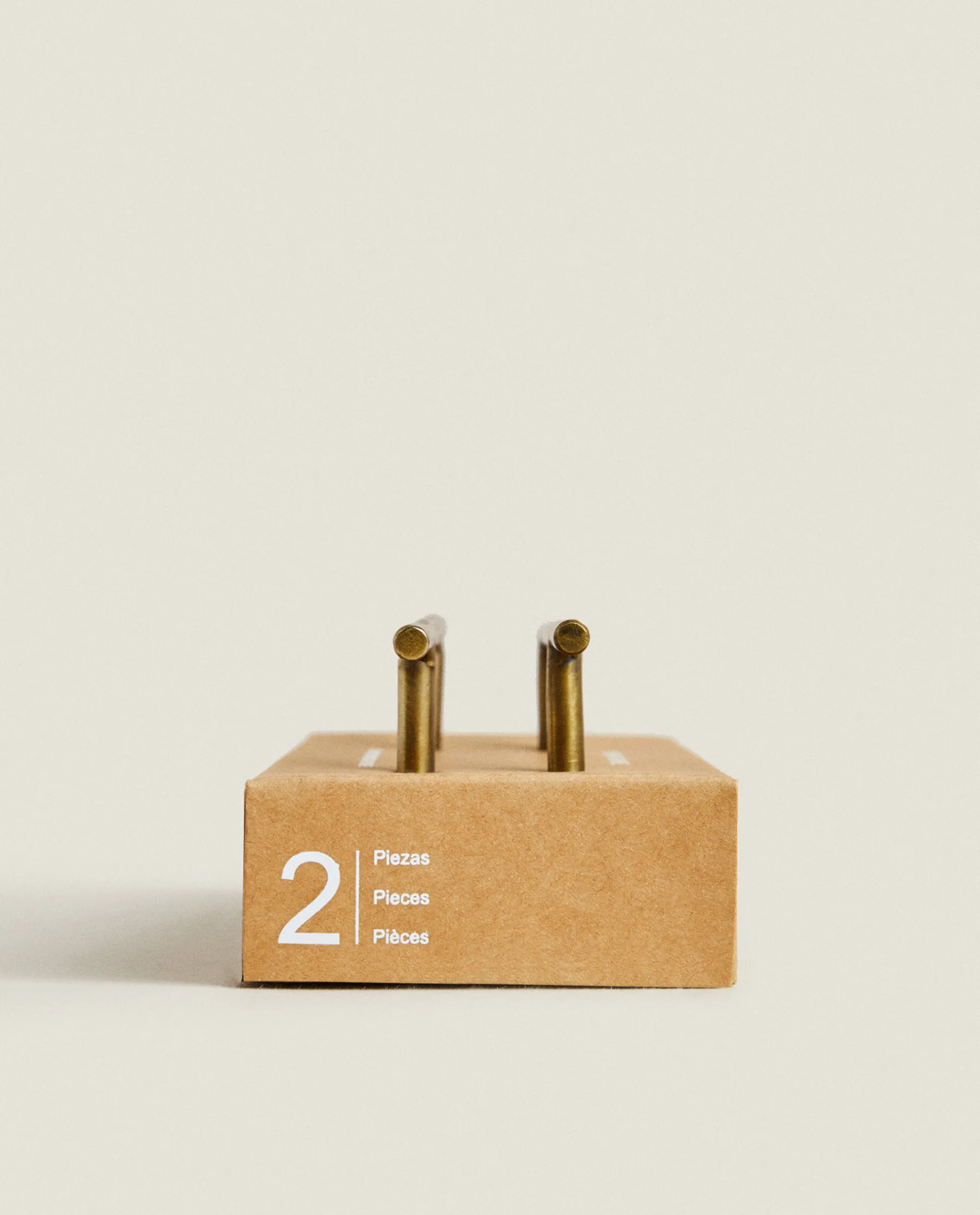 ZARA Home Long Metal Pull Tab (Pack Of 2)
