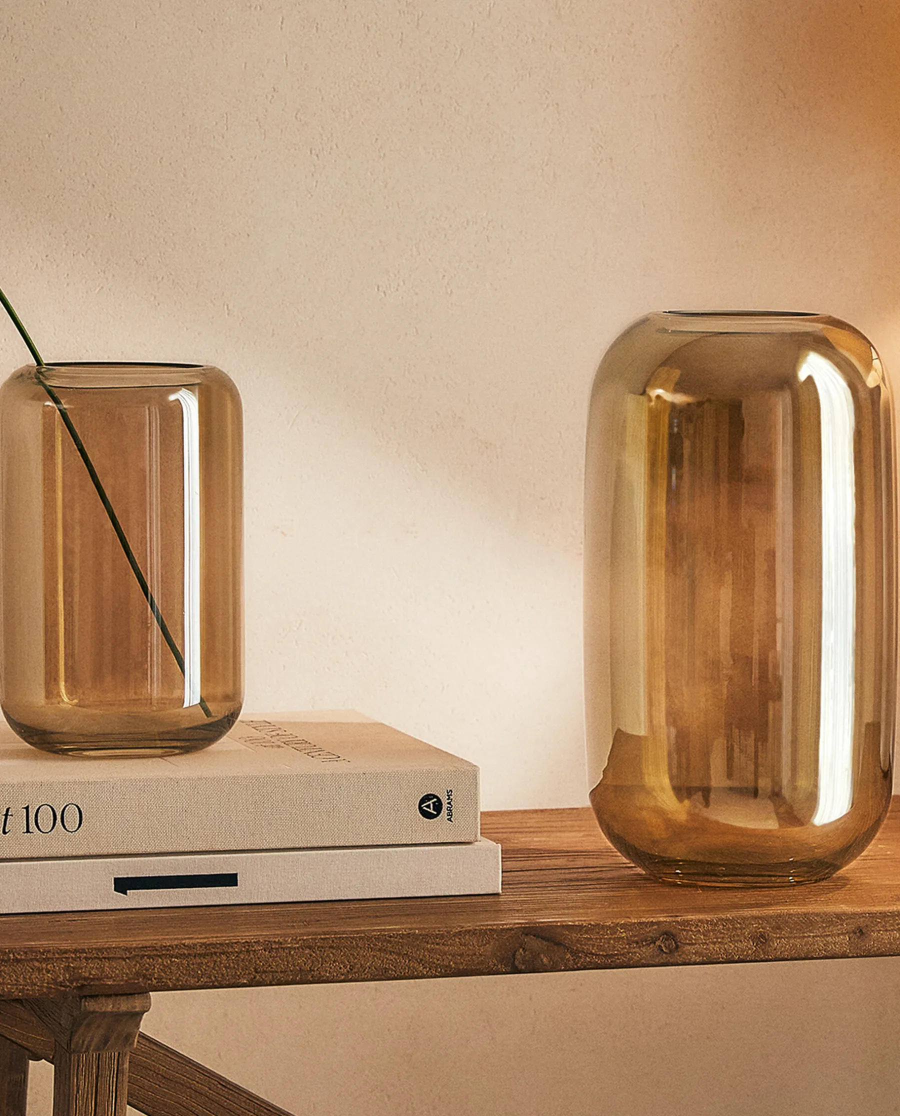 ZARA Home Lustrous Glass Vase