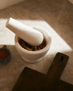 ZARA Home Marble Pestle And Mortar