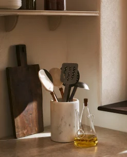 ZARA Home Marble Utensil Jar