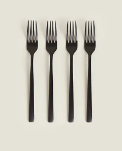 ZARA Home Matte Forks (Pack Of 4)