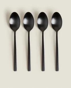 ZARA Home Matte Spoons (Pack Of 4)