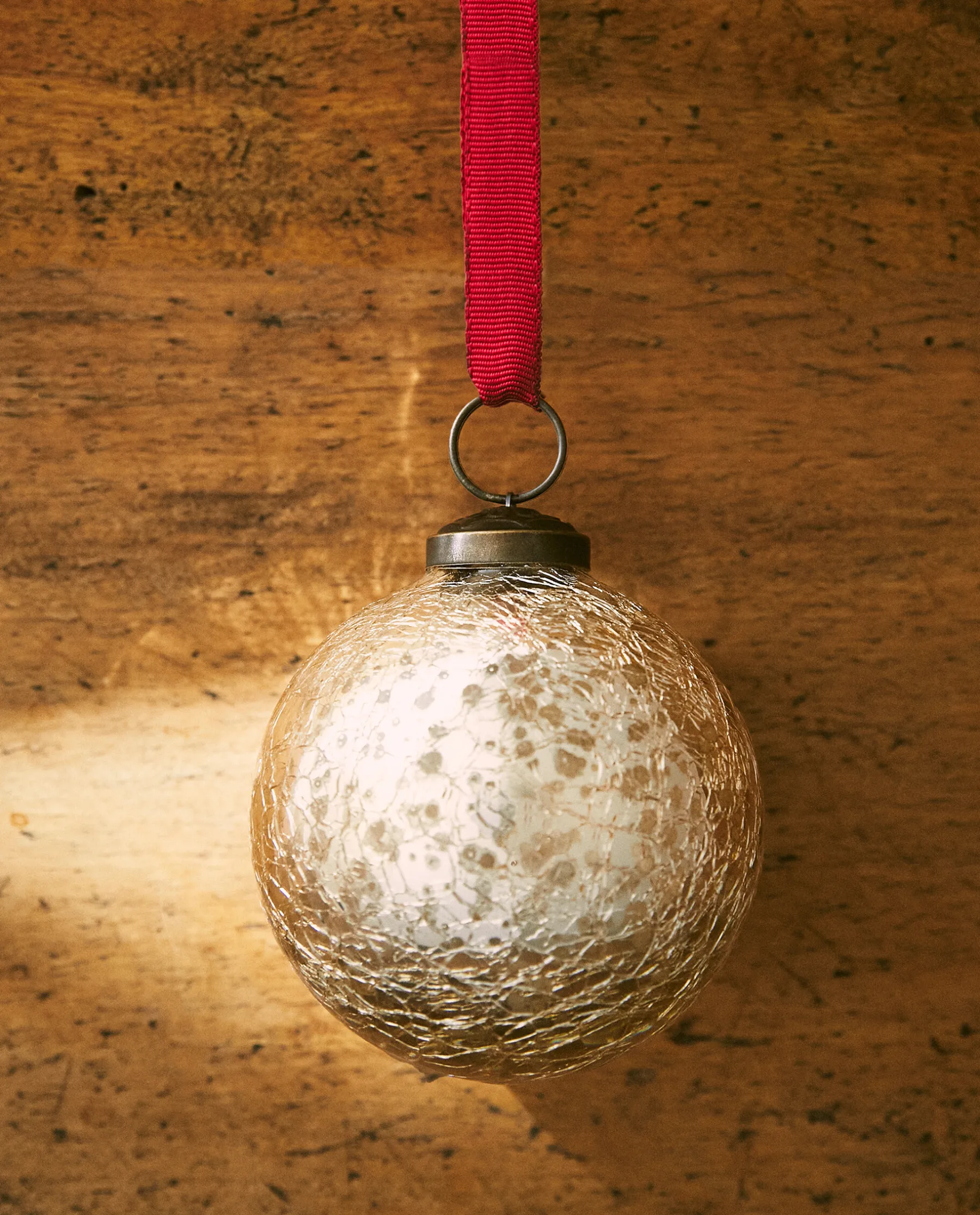 ZARA Home Mercurized Glass Christmas Ornament