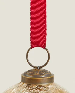 ZARA Home Mercurized Glass Christmas Ornament