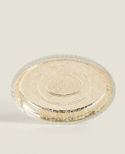 ZARA Home Mercurized Glass Soap Dish