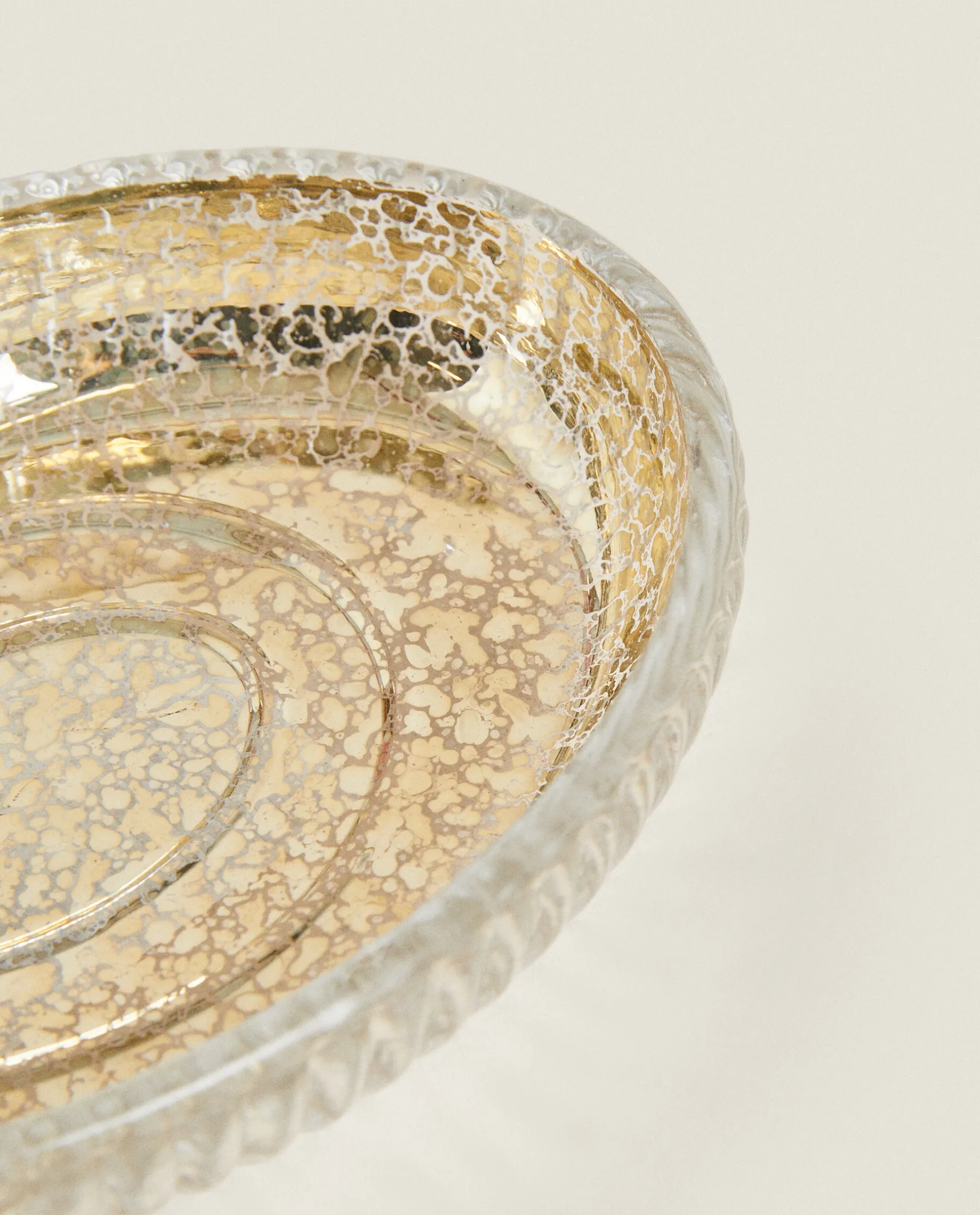 ZARA Home Mercurized Glass Soap Dish