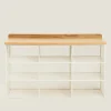 ZARA Home Metal And Wood Bench