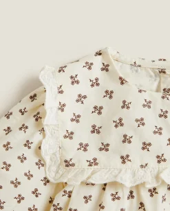 ZARA Home Mini Flower Baby Shirt
