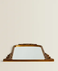 ZARA Home Mirror With Wood