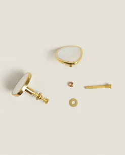 ZARA Home Mother-Of-Pearl Effect Door Knob (Pack Of 2)