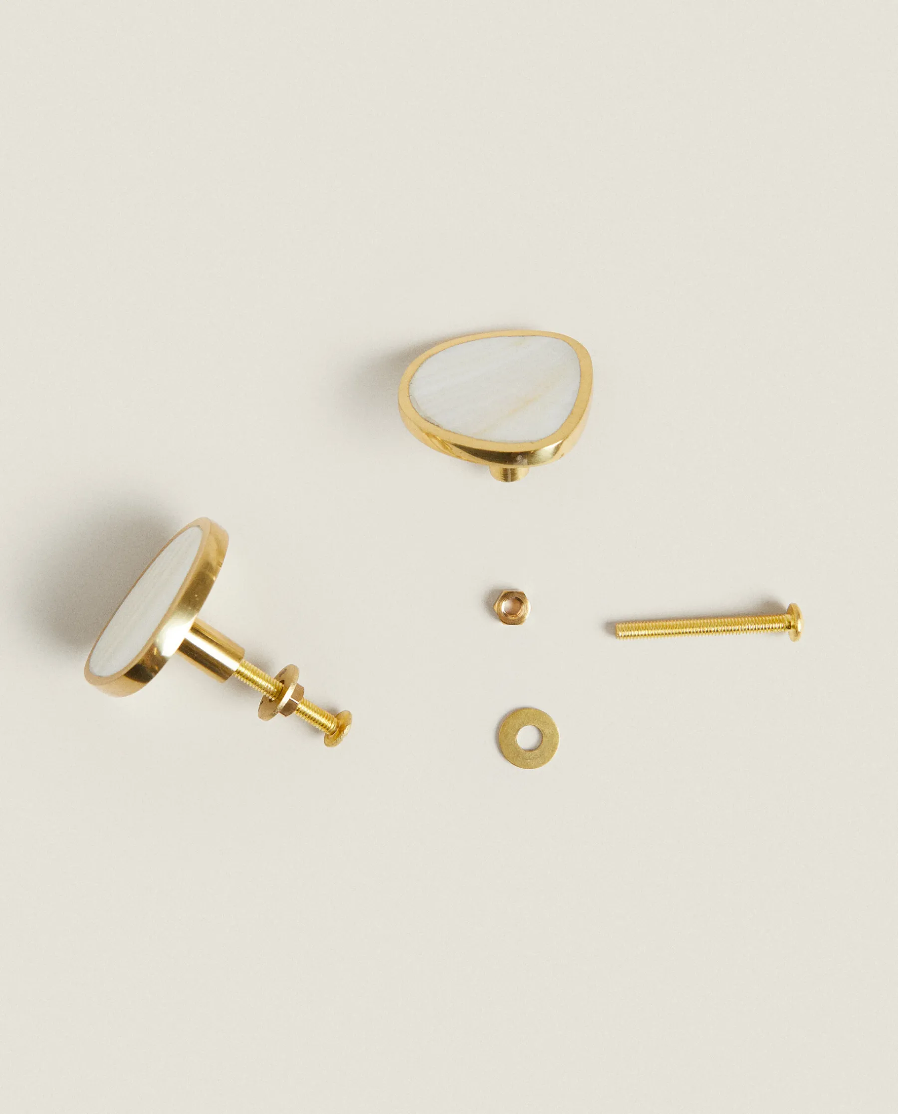 ZARA Home Mother-Of-Pearl Effect Door Knob (Pack Of 2)