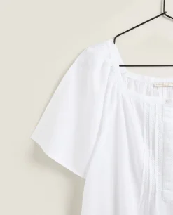 ZARA Home Nightgown With Embroidered Butterflies