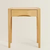 ZARA Home Oak Bedside Table With Drawer