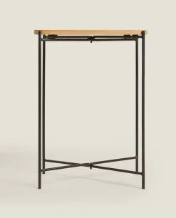 ZARA Home Oak Side Table
