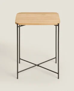 ZARA Home Oak Side Table