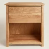ZARA Home Oak Wood Bedside Table