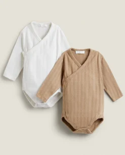 ZARA Home Openwork Bodysuits (Pack Of 2)