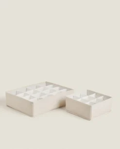 ZARA Home Organizer Basket With Compartments