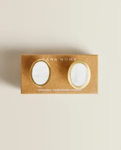 ZARA Home Oval Mother-Of-Pearl Door Knob (Pack Of 2)