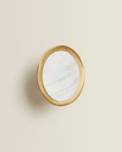 ZARA Home Oval Mother-Of-Pearl Door Knob (Pack Of 2)